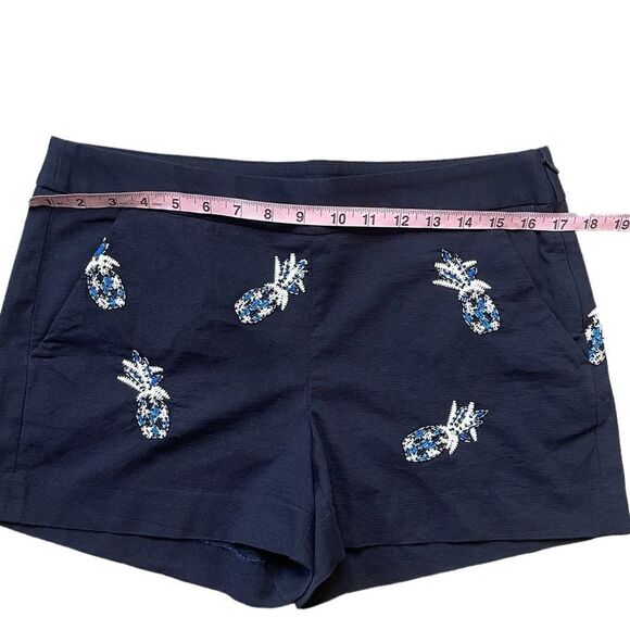 Loft Beaded Pineapple Novelty Shorts - Picture 6 of 10